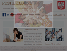 Tablet Screenshot of piontek.edu.pl